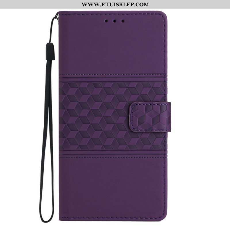 Etui Folio do Oppo Reno 8 Kostki 3d